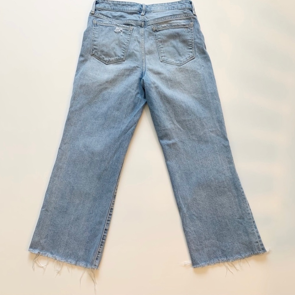 Sam Edelman Chelsea High Rise Wide Leg Crop Denim Jeans - Picture 6 of 12